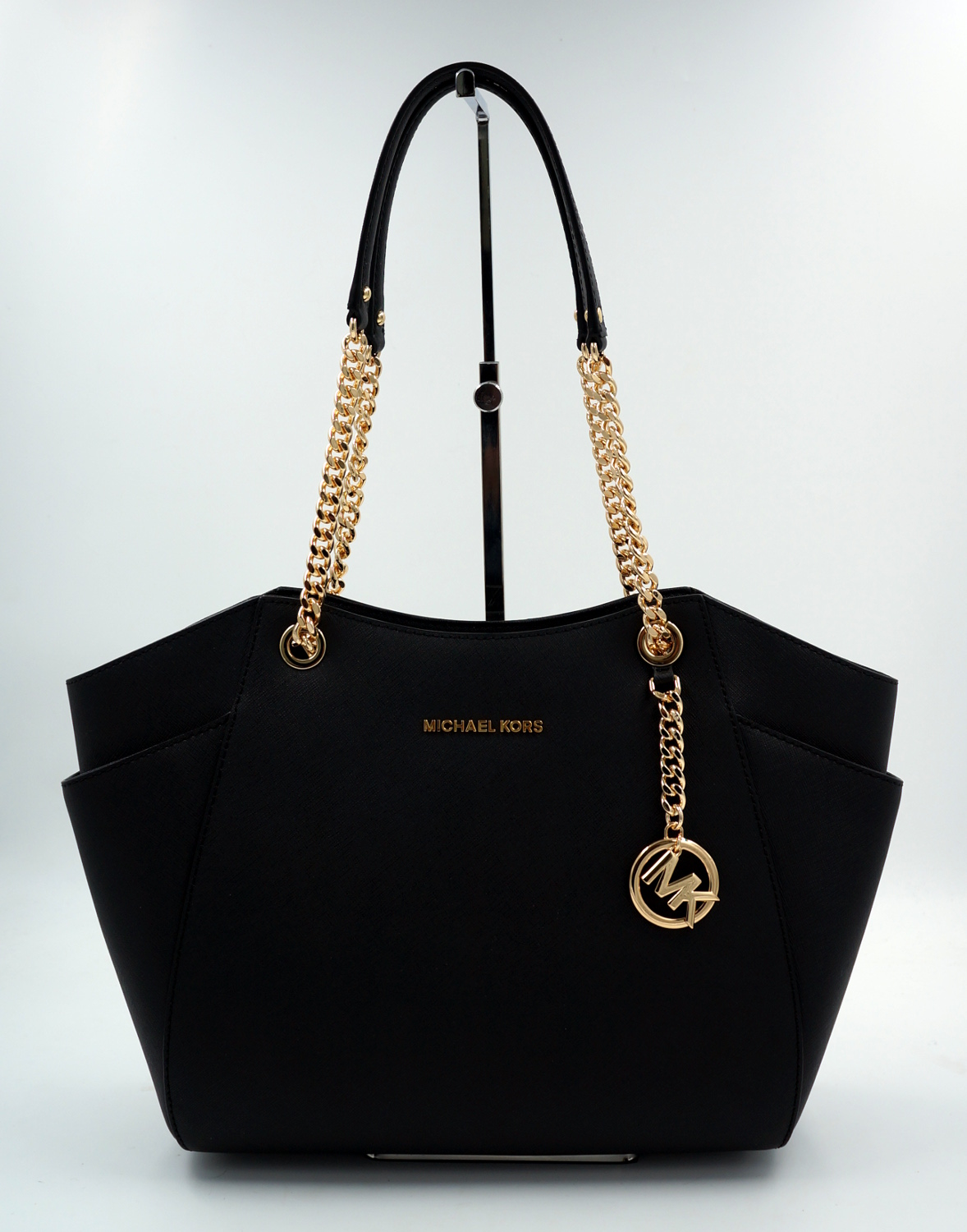 Michael Kors Jet Set Travel Tasche Schwarz MICHAEL KORS Tasche Jet Set Travel Chain LG, Saffiano Leder, Schwarz